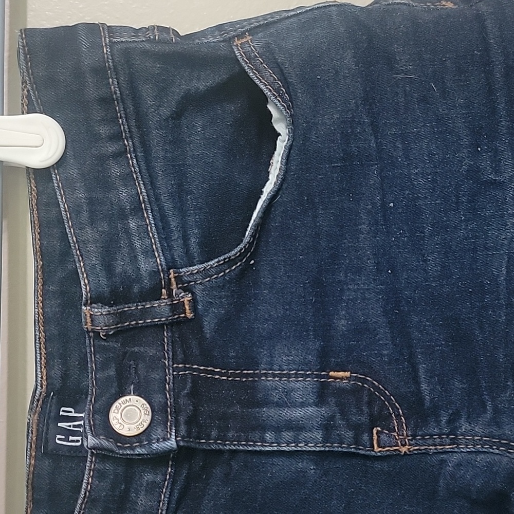 Gap Girl's Stretch Shortie Short Jean Shorts Size 14 R - Picture 2 of 5